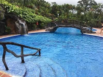 The main pool at Los Lagos