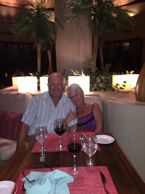 15th anniversary dinner at the Westin Playa Conchal